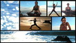 Video: Yoga on the beach montage Yoga on the beach montage