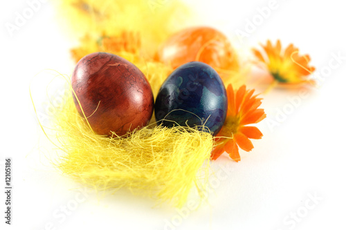 Foto: bunte ostereier bunte ostereier