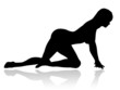 Illustration: A sexy silhouette A sexy silhouette