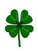 Lucky 4 Leaf Clover-  represents Hope, Faith, Love & Luck