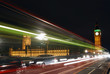 Photo: westminster palace and heavy traffic westminster palace and heavy traffic