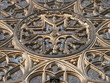 Rosette. St Vitus cathedral. Prague. Czech Republic.