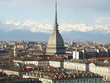 Turin with Mole Antonelliana(famous ugly wedding cake building