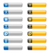 Banner buttons with web icons 2