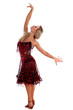 dancer isolated on white dancer isolated on white