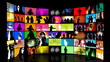 Footage montage of teens dancing