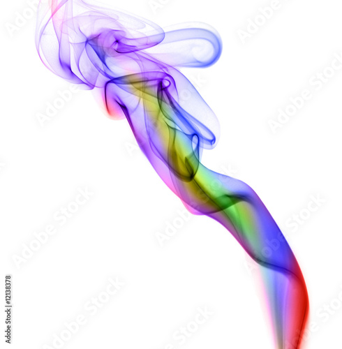Photo: Abstract smoke curves Abstract smoke curves