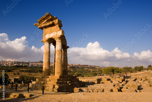 Photo: doric temple Of Castor And Pollux in Agrigento doric temple Of Castor And Pollux in Agrigento