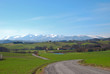 Italian landscape in the winter Italian landscape in the winter