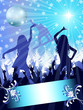 Winter Party with snowflakes