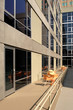 A modern loft courtyard