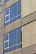 The front of a modern loft building