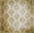 Vintage wallpaper with floral design Vintage wallpaper with floral design
