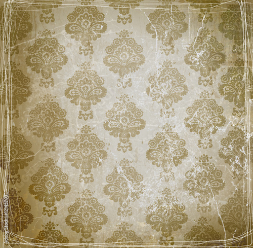 Vintage Wallpaper Floral on Vintage Wallpaper With Floral Design Sandra Cunningham 12145703