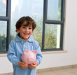 boy piggy bank