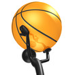 Holding Giant Basketball Holding Giant Basketball