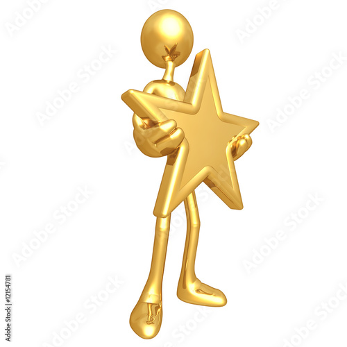 gold star icon. Holding A Gold Star