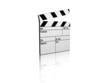 Clap cinéma (blanc)