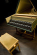 clavecin-ancien+tabouret