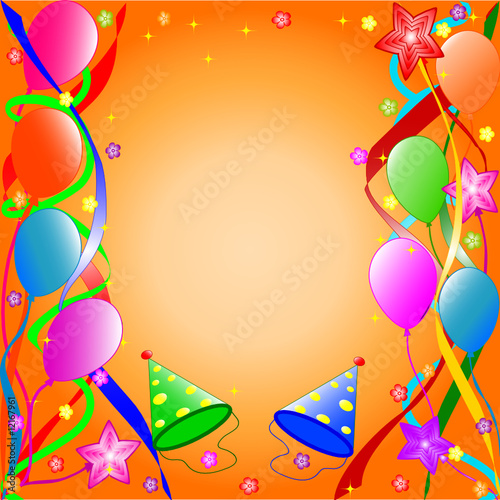 happy birthday vector image. Happy Birthday Card Vector Graphic. birthday, card, celebration, happy, kids