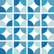 Retroquadrate blau