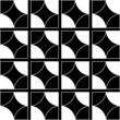 Retroquadrate schwarzweiss