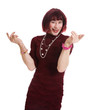 A man dressed as a woman A man dressed as a woman