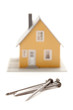 House and Nails Abstract House and Nails Abstract