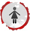 grunge ladies sign