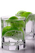 water with lime
