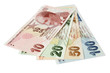 Photo: turkish lira banknotes turkish lira banknotes