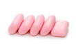 Stack of soap isolated on the white