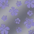 Aluminum Flowers silver - Perforated plate