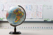 Globe in Elementary Classroom