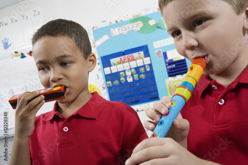 Photo: Elementary Students in Music Class Elementary Students in Music Class