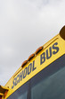 School Bus Written Above Windshield