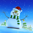 happy snowman