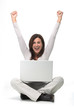 Women working with a laptop