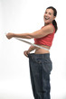 Women after loosing weight