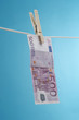 Money Hanging Out to Dry