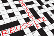 Objectif : Réussite (mots-croisés)