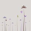Floral card background