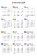 Calendrier 2009