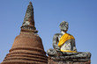 Buddha Statue at Wat Wora Chet Tha Ram, Ayutthaya Thailand