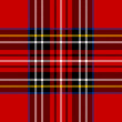 Classic red tartan fabric. Seamless square pattern.