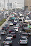 Photo: Dubai, UAE, Traffic is backed up on Al-Maktoum Road in Deira; traffic in Dubai during morning. Dubai, UAE, Traffic is backed up on Al-Maktoum Road in Deira; traffic in Dubai during morning.