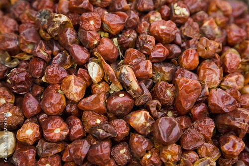 Photo: uae, dubai, dried whole red peppers for sale at the spice souq in deira uae, dubai, dried whole red peppers for sale at the spice souq in deira