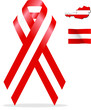 Austrian Flag Ribbon & Map