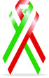 Italian Flag & Ribbon