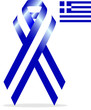 Greece Flag & Ribbon